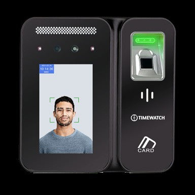 TimeWatch AI Face Recognition with Fingerprint Backup Attendance Terminal