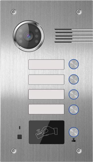 Alba Urmet S8PCMBF04P IP Video Door Phone Outdoor Unit (4-Bell)