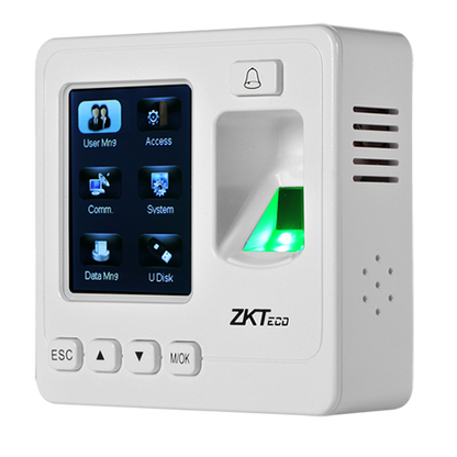 ZKteco SF100 fingerprint access control terminal front view