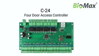 BioMax C24 Network Access Controller – 4-Door Access Management
