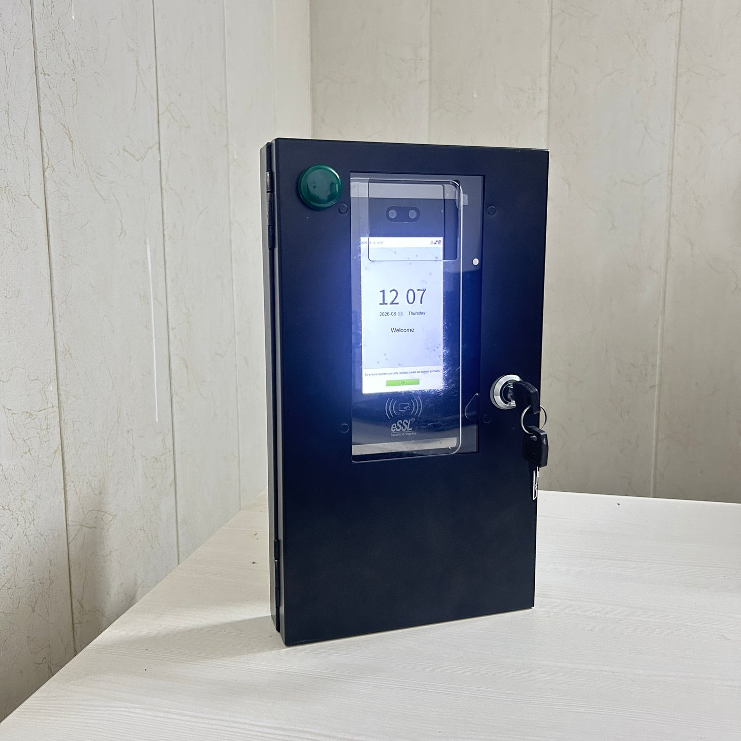 essl Mars Metal Enclosure Black+LED