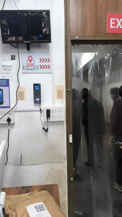 eSSL AiFace Orcus Face & Fingerprint Attendance + battery