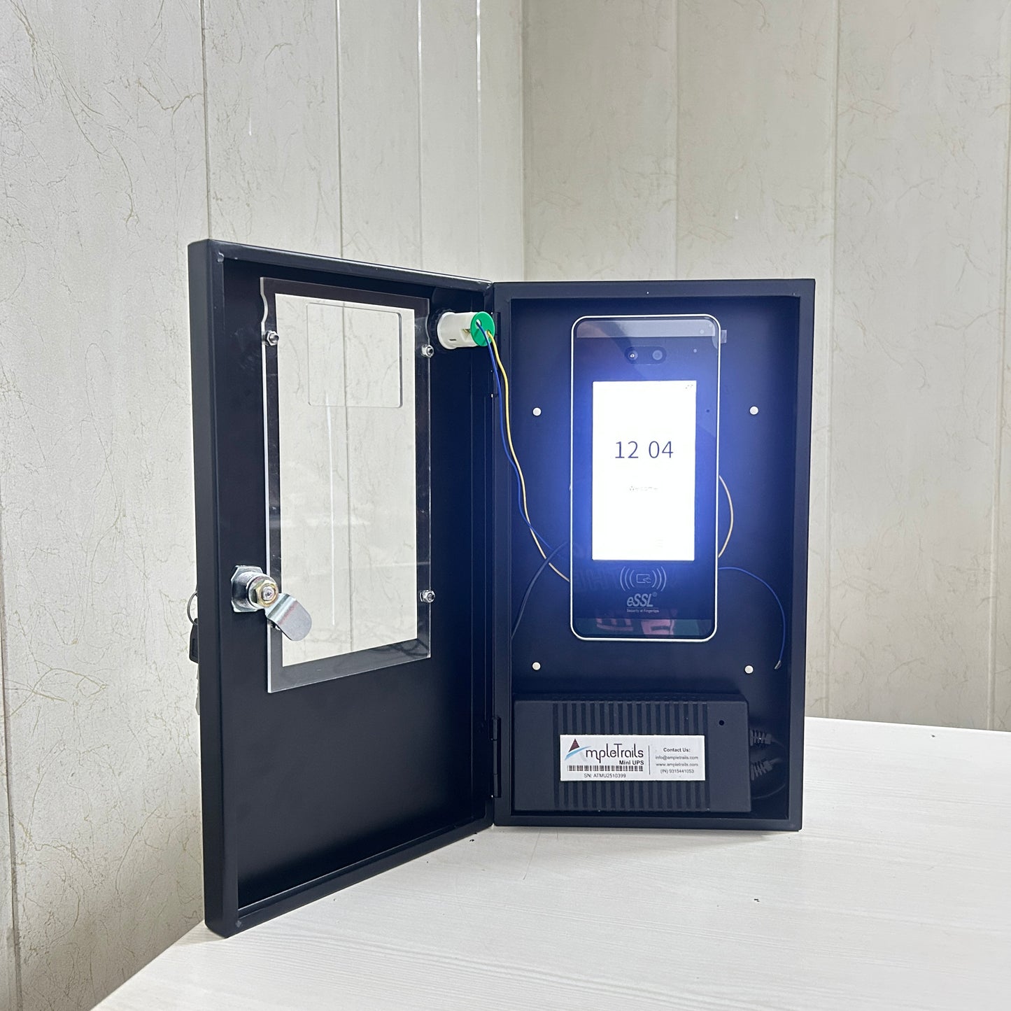 essl Mars Metal Enclosure Black+LED
