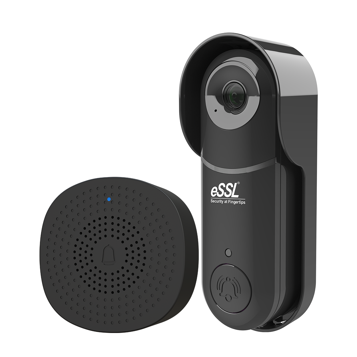 eSSL VDB-12 Smart Wi-Fi Video Doorbell with HD Camera, Two-Way Audio, Motion Detection and Mobile App Access for Home, Office and Apartment Security