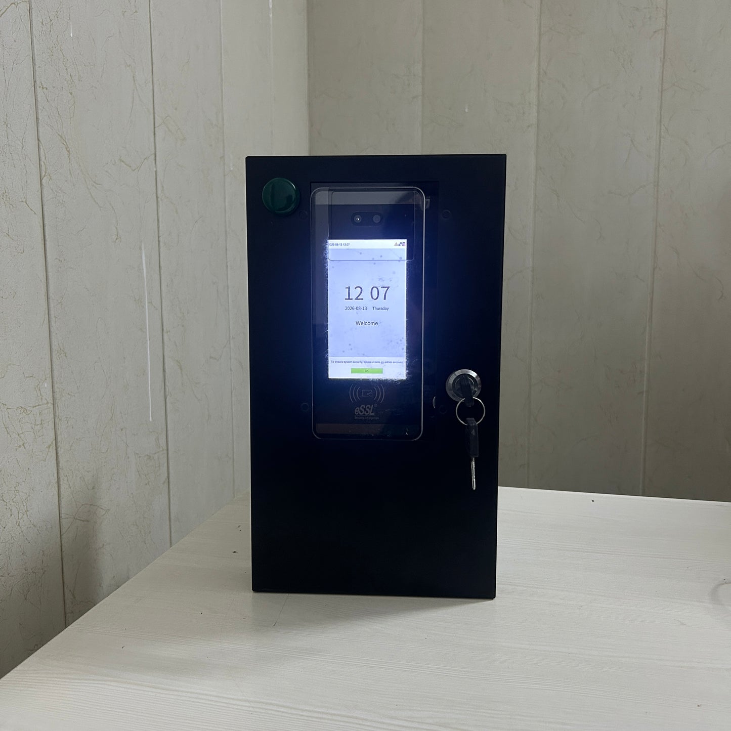 essl Mars Metal Enclosure Black+LED
