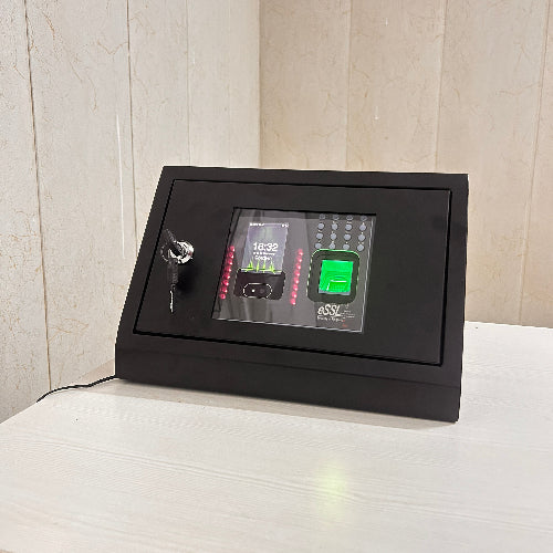 metal enclosure for eSSL MB160, Metal Enclosure, fingerprint machine metal case, face attendance machine enclosure, eSSL MB160 protective case, eSSL MB160 metal cover, eSSL MB160 enclosure box