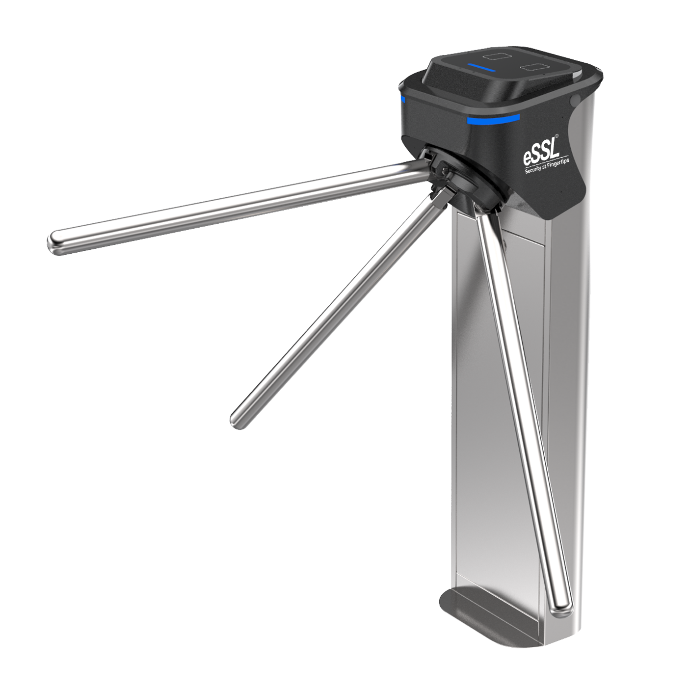 eSSL ET-1219 Tripod Turnstile – Stainless Steel Pedestrian Access Gate