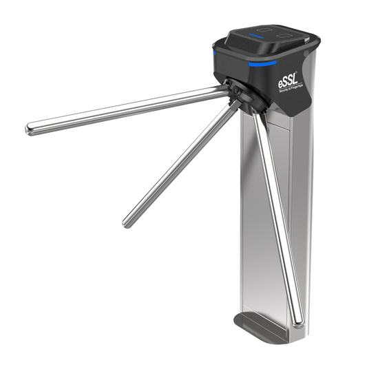 eSSL ET-1219 Tripod Turnstile – Stainless Steel Pedestrian Access Gate
