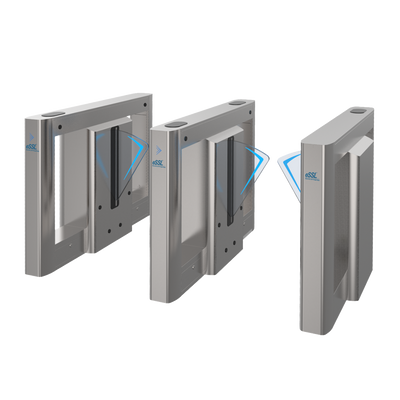 eSSL FB-E-2216 Wide Passage Flap Barrier – Premium Glass Access Control Gate