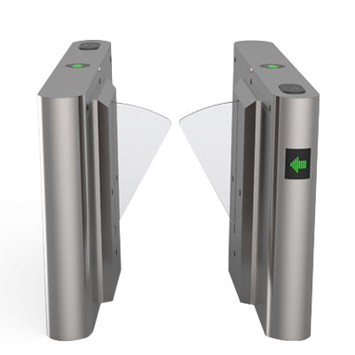 eSSL FB-Y-1000 Compact Flap Barrier Gate – Premium Glass Access Control Gate