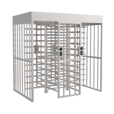 eSSL FHT-TL-232 Double Lane Full Height Turnstile – Stainless Steel Pedestrian Access Gate