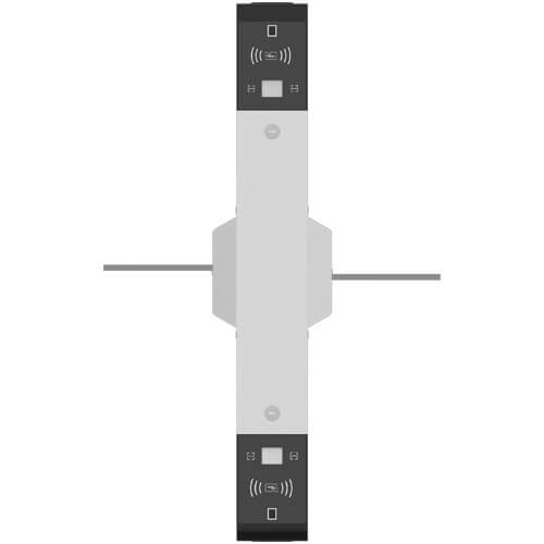 ZKTeco Mars-F1200 Flap Barrier Turnstile