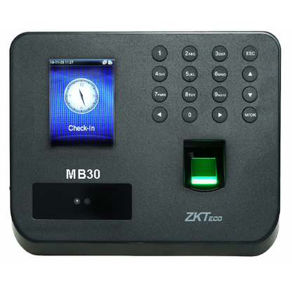 ZKTeco MB30+ID+B Biometric Time Attendance Device — Time Attendance and Access Control from ZKTeco | Genuine product with 1-y