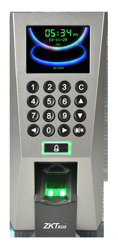ZKTeco F18/F19 Fingerprint Time Attendance and Access Control Terminal Biometric Time Attendance Device — Time Attendance and