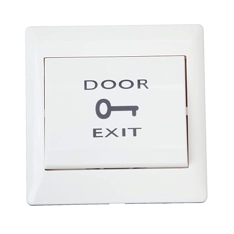 TimeWatch Plastic Exit Push Button for Interior Doors