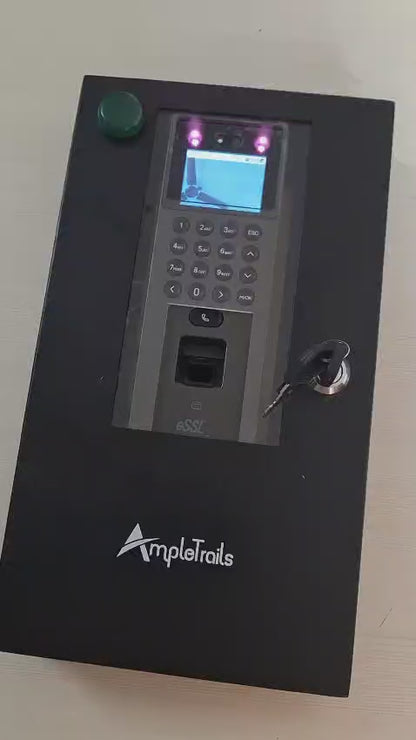 eSSL AiFace Orcus Face & Fingerprint Attendance + battery