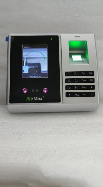Biomax N-BM60W Pro Face Biometric Attendance Machine