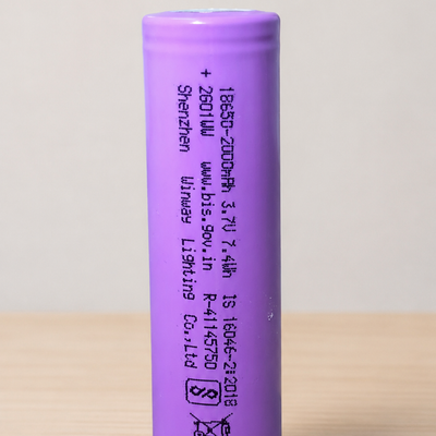 18650 Lithium-Ion Battery | 2000mAh 3.7V | Shenzhen Winway