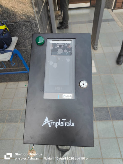 Secure Metal Enclosure Stand for eSSL ZkTeco Face Attendance Systems