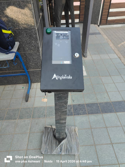 Secure Metal Enclosure Stand for eSSL ZkTeco Face Attendance Systems