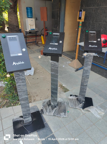 Secure Metal Enclosure Stand for eSSL ZkTeco Face Attendance Systems