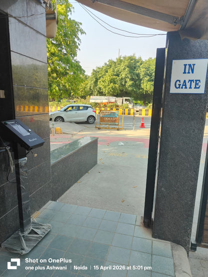 Secure Metal Enclosure Stand for eSSL ZkTeco Face Attendance Systems
