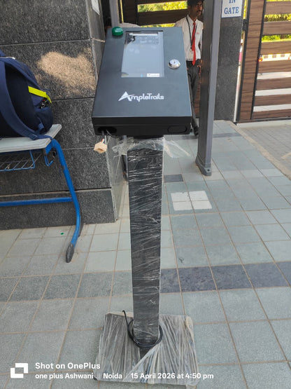 Secure Metal Enclosure Stand for eSSL ZkTeco Face Attendance Systems