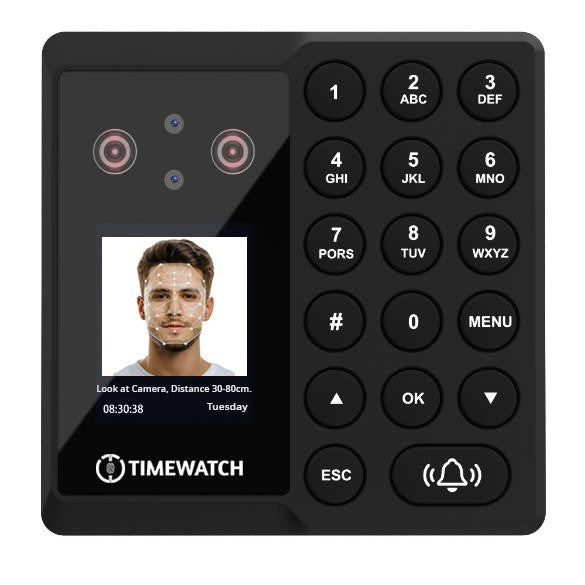 TimeWatch Face & Palm Recognition Attendance and Access Control Device