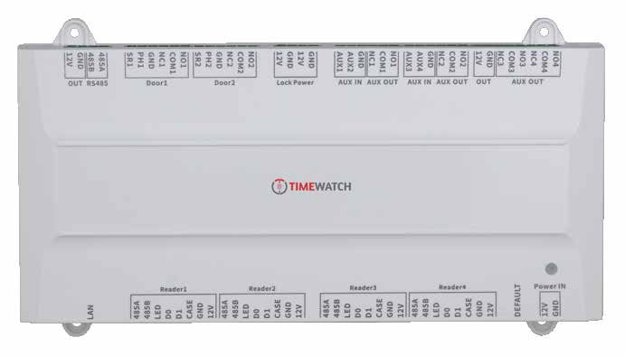 TimeWatch TF-2DCW Two-Door Controller for TrueFace Series Readers – View 4