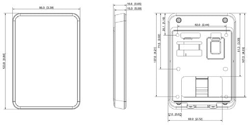 TimeWatch Fingerprint Access Reader with Mifare Card – View 5