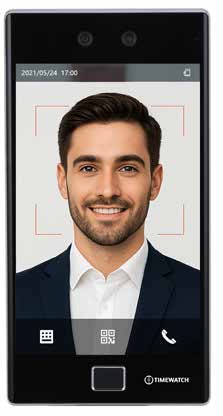 TimeWatch TrueFace 1L FP Flagship AI Face & Fingerprint Terminal – View 2
