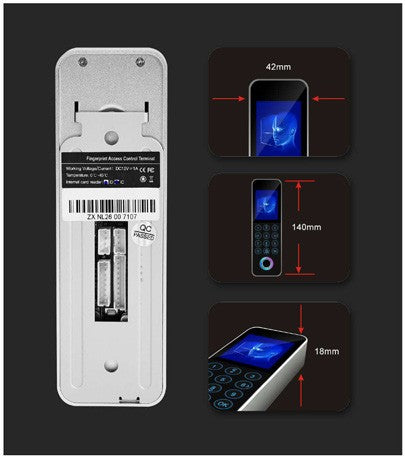 TimeWatch UltraACR 802F Card & Fingerprint Access Control Device – View 2